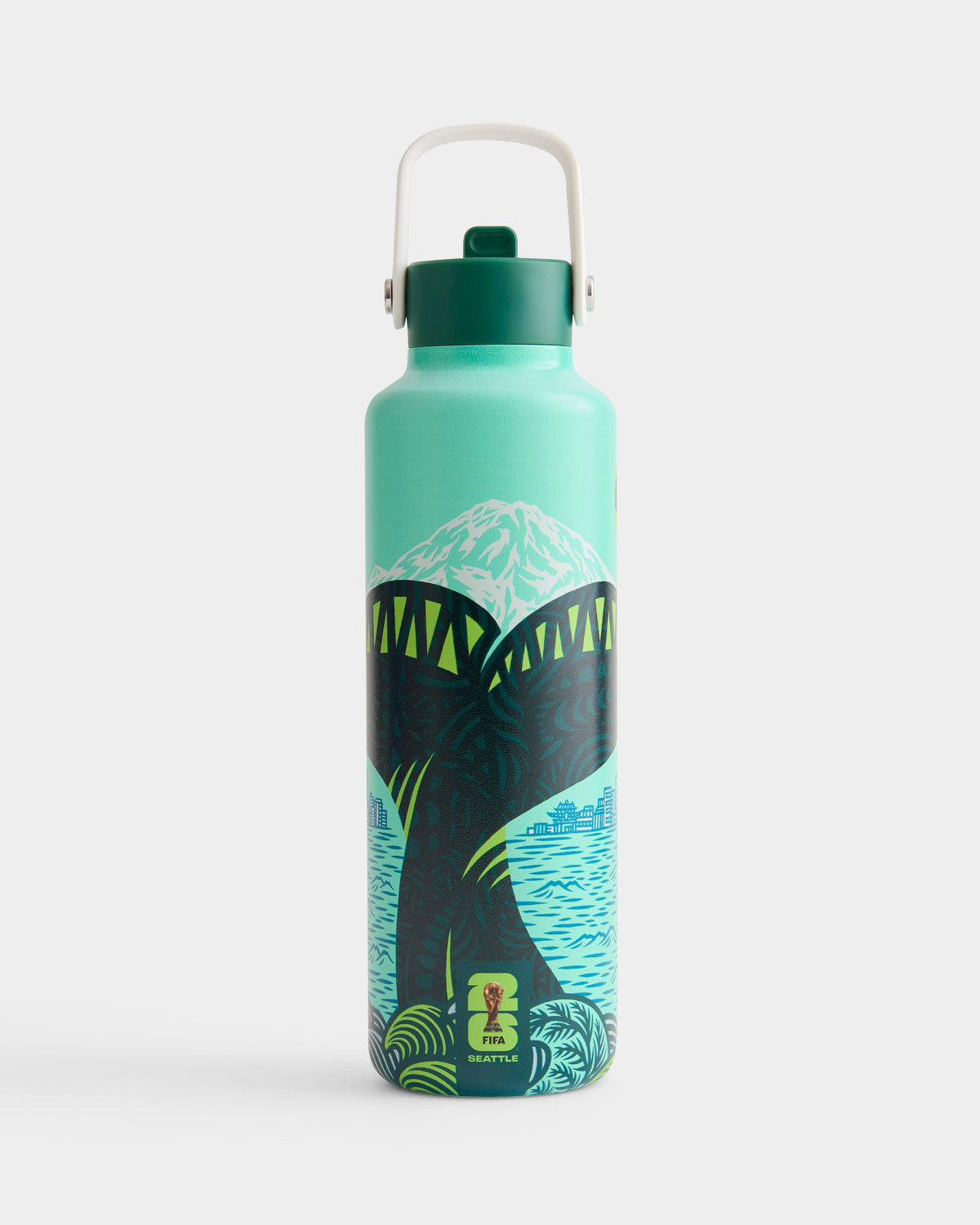 Atelier Sportif FIFA World Cup 26 stainless steel bottle, Seattle host city design